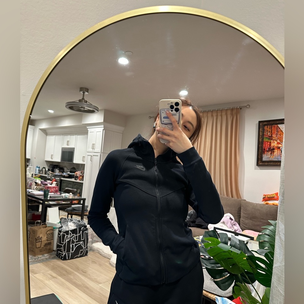 Nike Zip Hoodie Blk Size S
